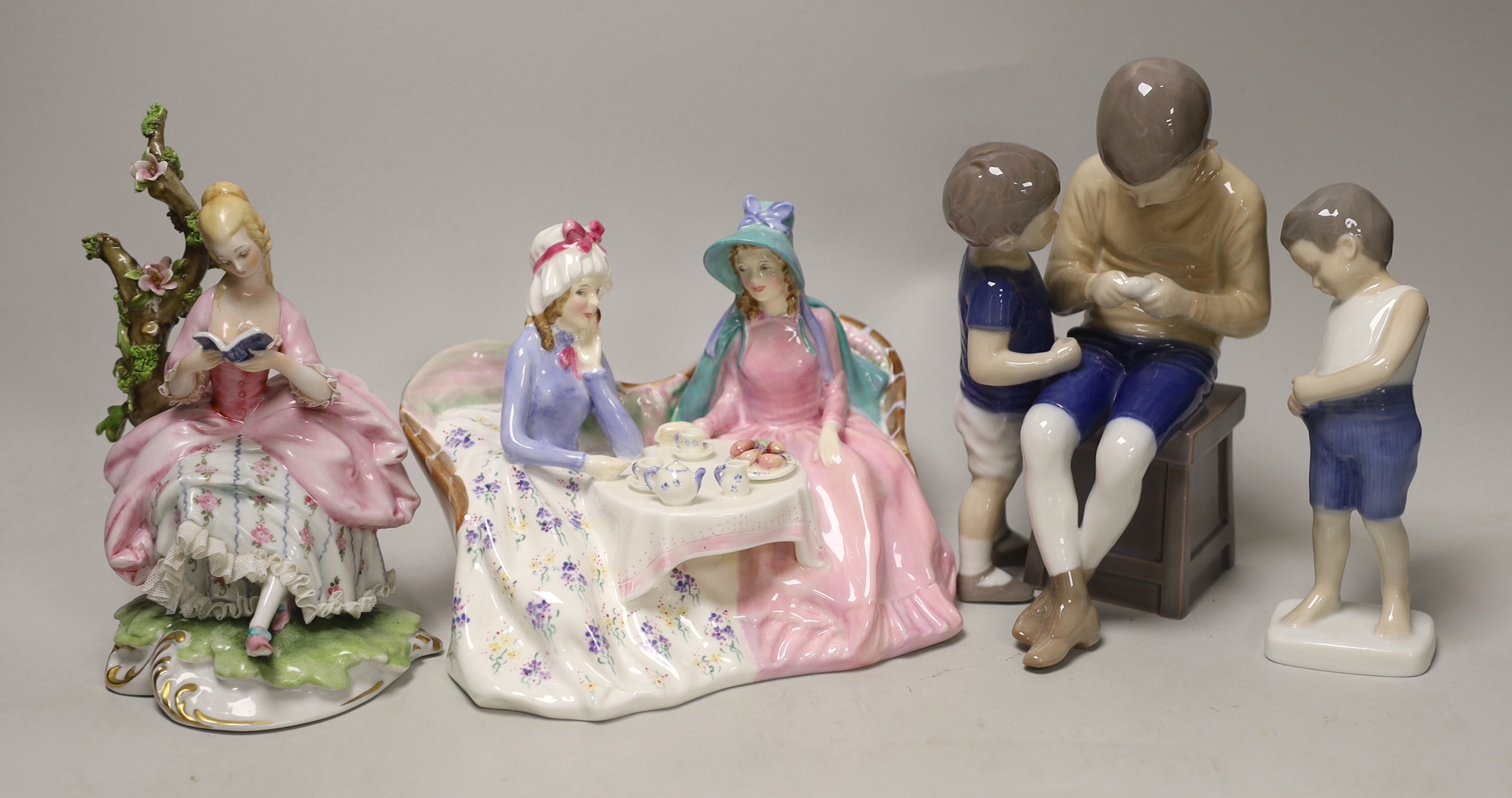 A group of Bing & Grondahl, Doulton etc figures